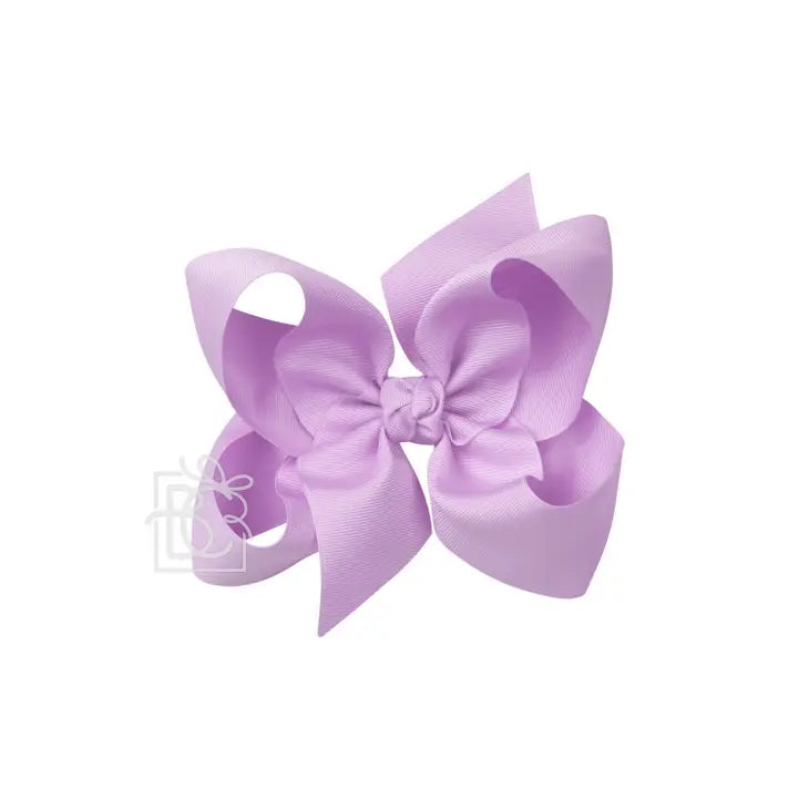 Beyond Creations 3.5 Pink Satin Bow on Soft Stretch Headband