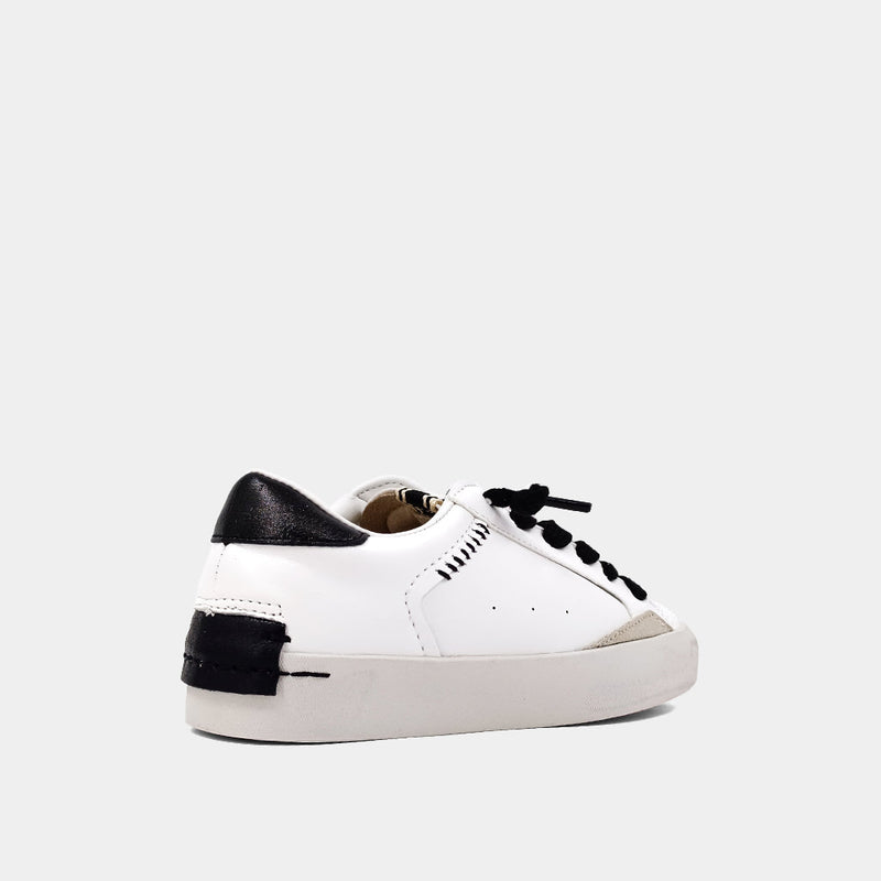 RUBY BLACK AND WHITE  KIDS SNEAKER