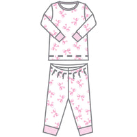 BABY BOWS LONG PAJAMAS