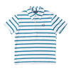 BOYS PRO PERFORMANCE SHORT SLEEVE POLO  - ALEXANDRITE FAIRWAY STRIPE