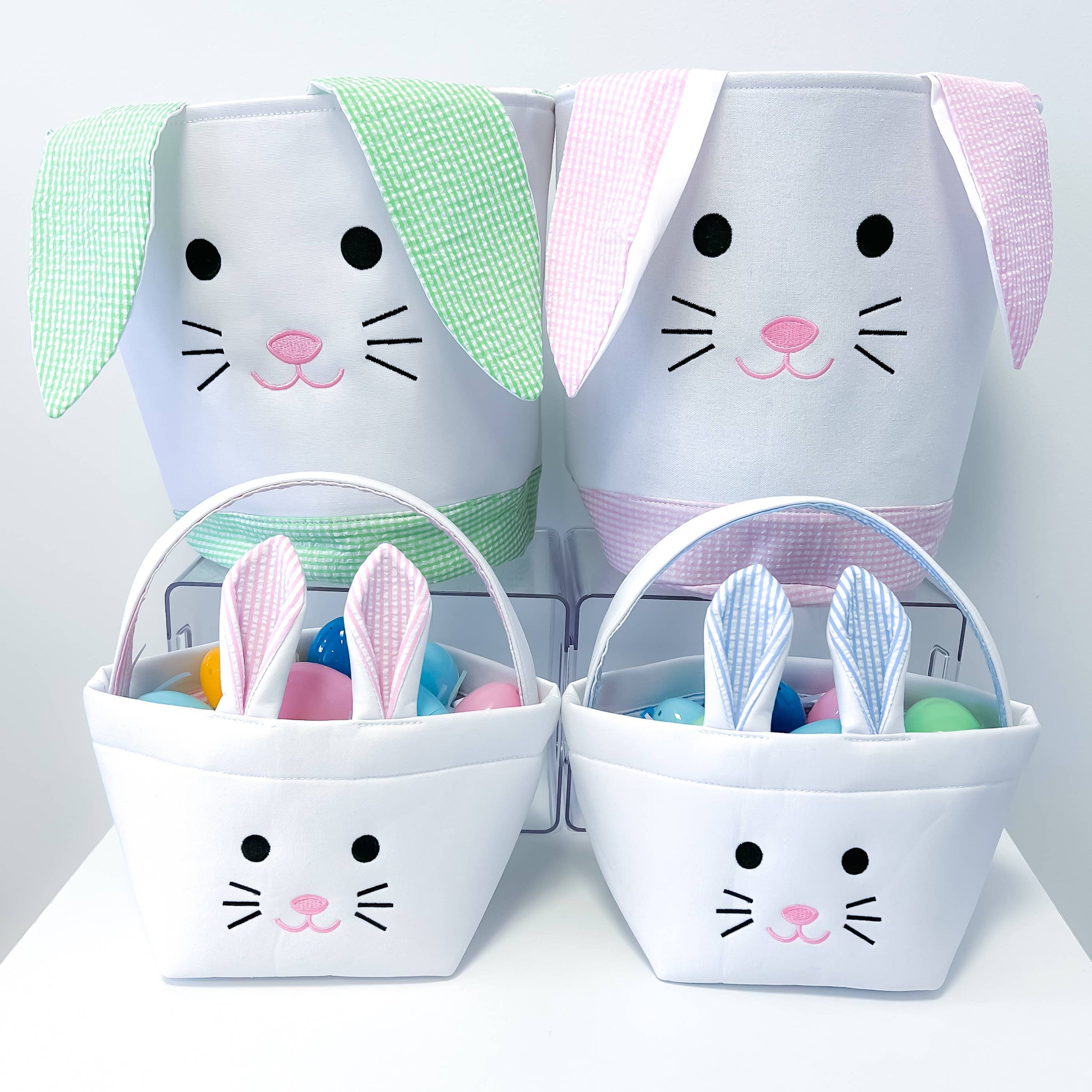 BITTY BUNNY BASKET - BLUE