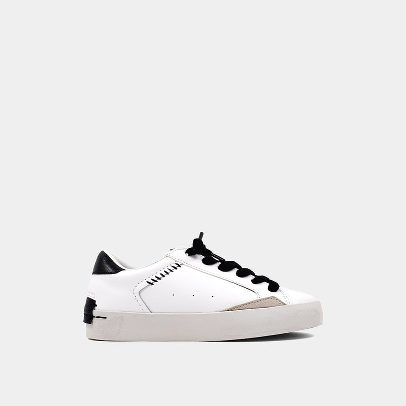 RUBY BLACK AND WHITE  KIDS SNEAKER