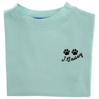 DOG ON SEAGLASS LOGO TEE