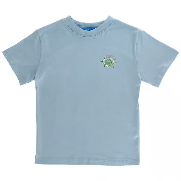 GIRLS TURTLES ON BAYBERR LOGO TEE