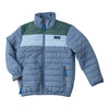 *PRE-ORDER* PUFFER JACKET - BLUEFIN COLOR BLOCK