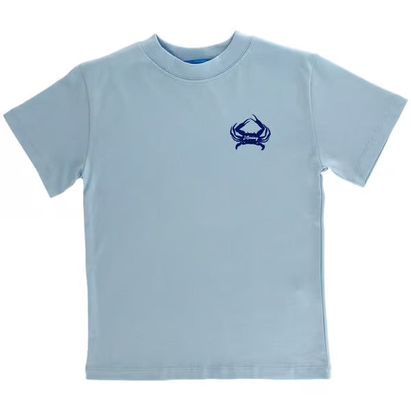 CRAB ON BAYBERRY LOGO TEE