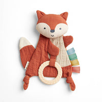 FOX BITZY CRINKLE SENSORY TOWY WITH TEETHER