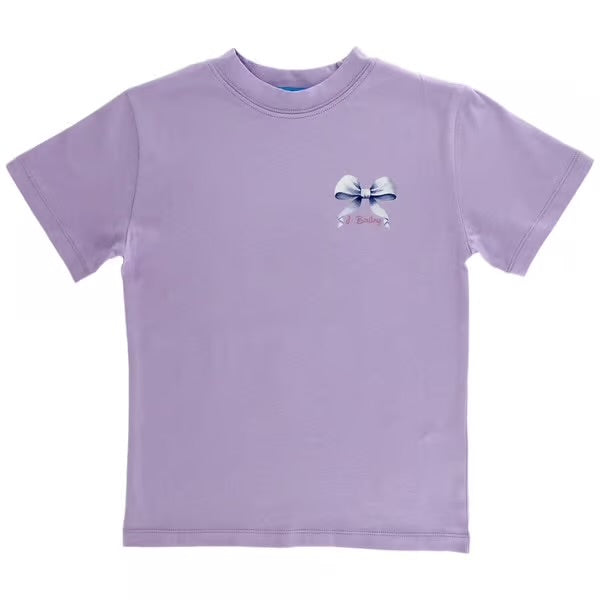 GIRLS ICE CREAM ON LILAC LOGO TEE