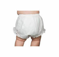 EYELET DOUBLE SEAT MONOGRAMMABLE DIAPER COVER