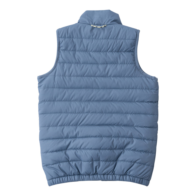 *PRE-ORDER* PUFFER VEST - BLUE FIN