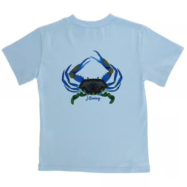 CRAB ON BAYBERRY LOGO TEE