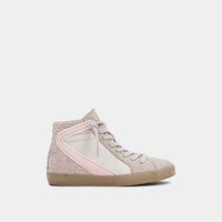 ROONEY CHAMPAGNE GLITTER KIDS SNEAKERS