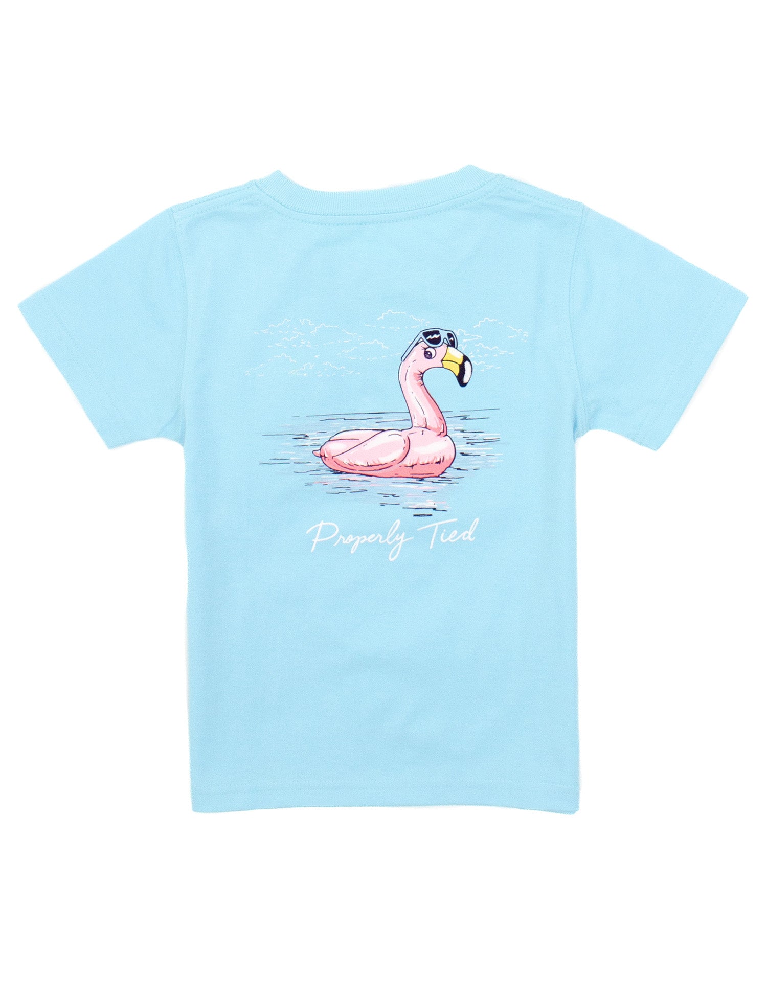 FLAMINGO FLOAT SHORT SLEEVE LOGO TEE