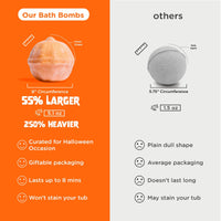 PUMPKIN HALLOWEEN BUBBLE BATH BOMB