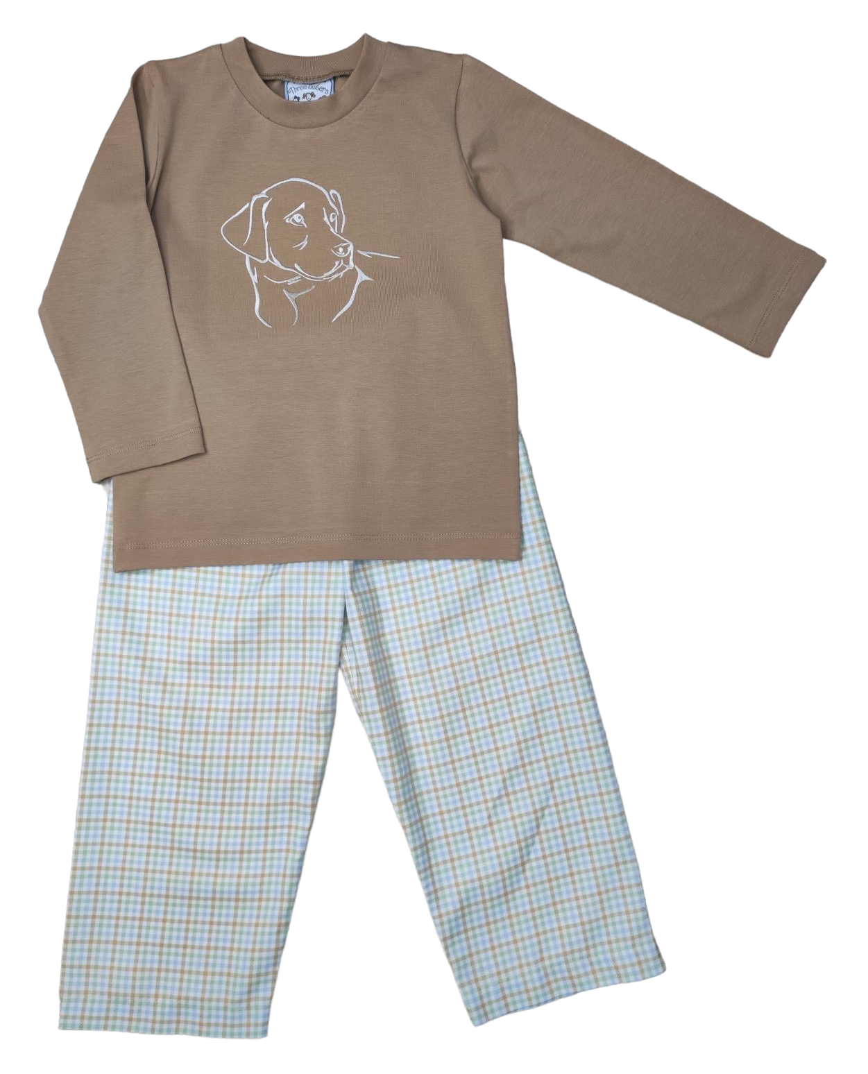 LAB EMBROIDERY BOYS PANT SET