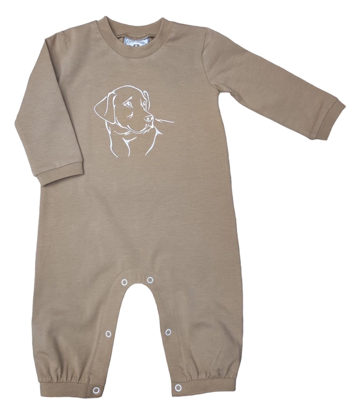 LAB EMBROIDERY BOYS ROMPER