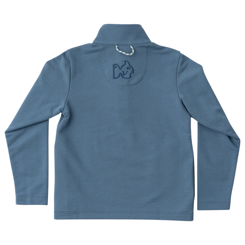 SPORTY SNAP PULLOVER - BLUEFIN