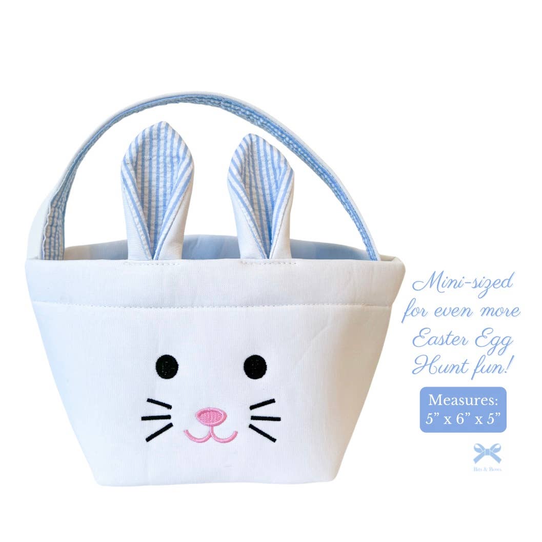 BITTY BUNNY BASKET - BLUE