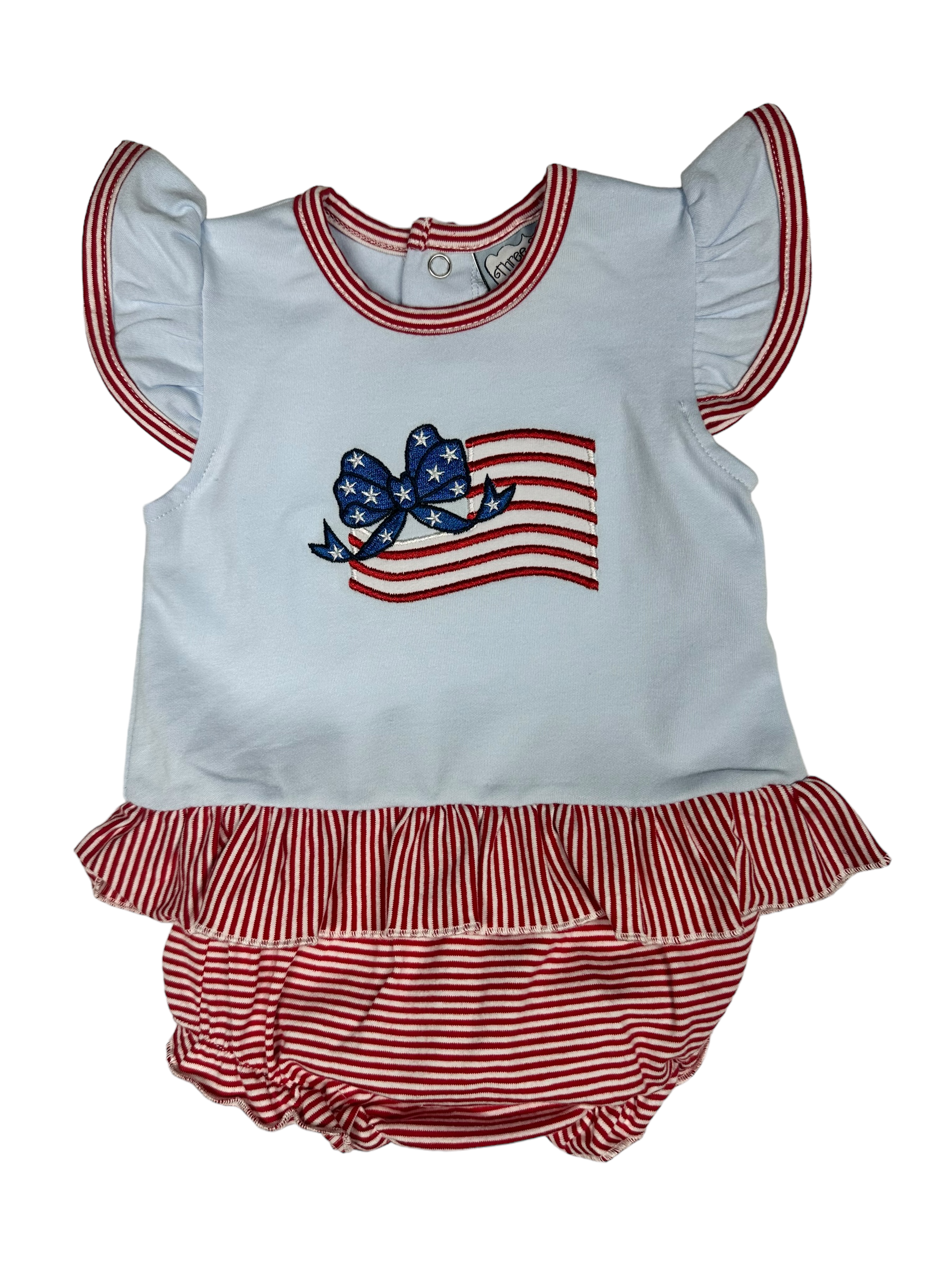 FLAG GIRLS BLOOMER SET