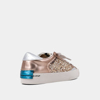 RUBY CHAMPAGNE GLITTER KIDS SNEAKER