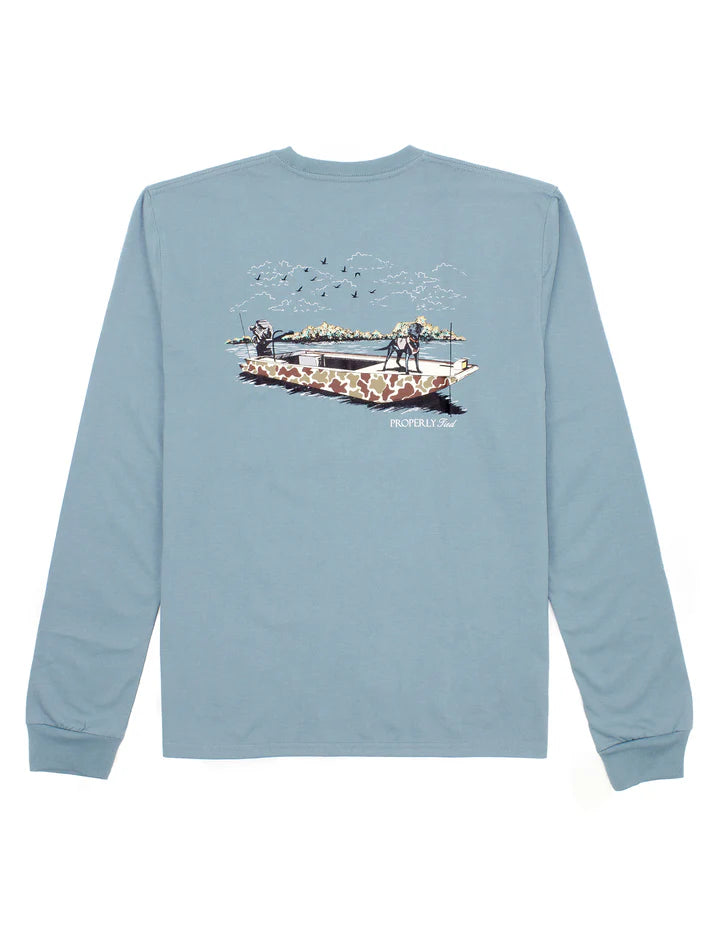 BOYS LONG SLEEVE TEE - BOAT RIDE