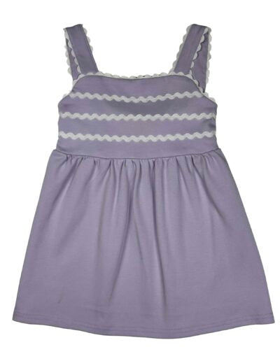 REESE RIC RAC DRESS - LAVENDER