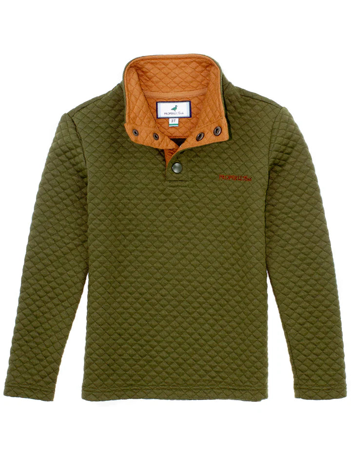 BOYS CLUB PULLOVER OLIVE