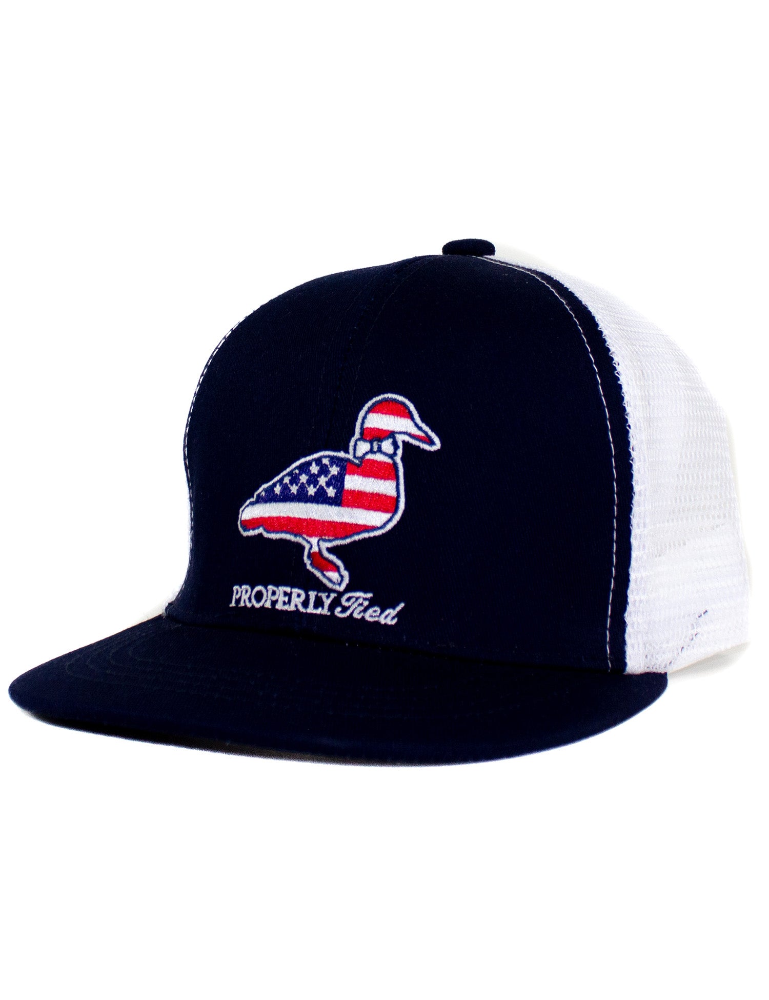 BOYS TRUCKER HAT AMERICANA LOGO