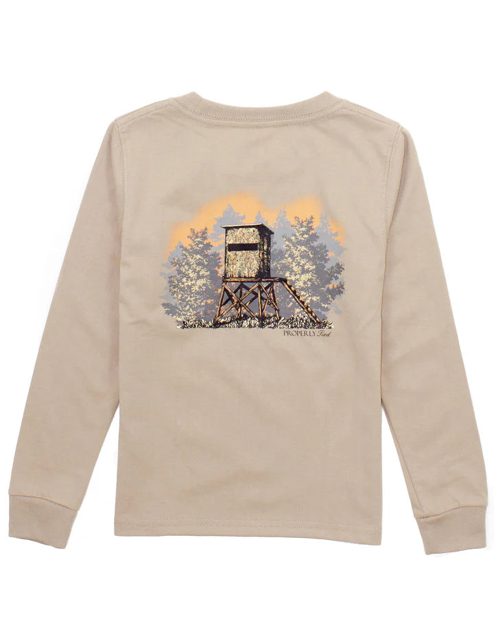 BOYS LONG SLEEVE TEE - DEERSTAND