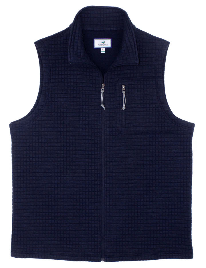 BOYS DELTA VEST - NAVY