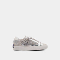 RUBY LIGHT GREY STUDDED  KIDS SNEAKER