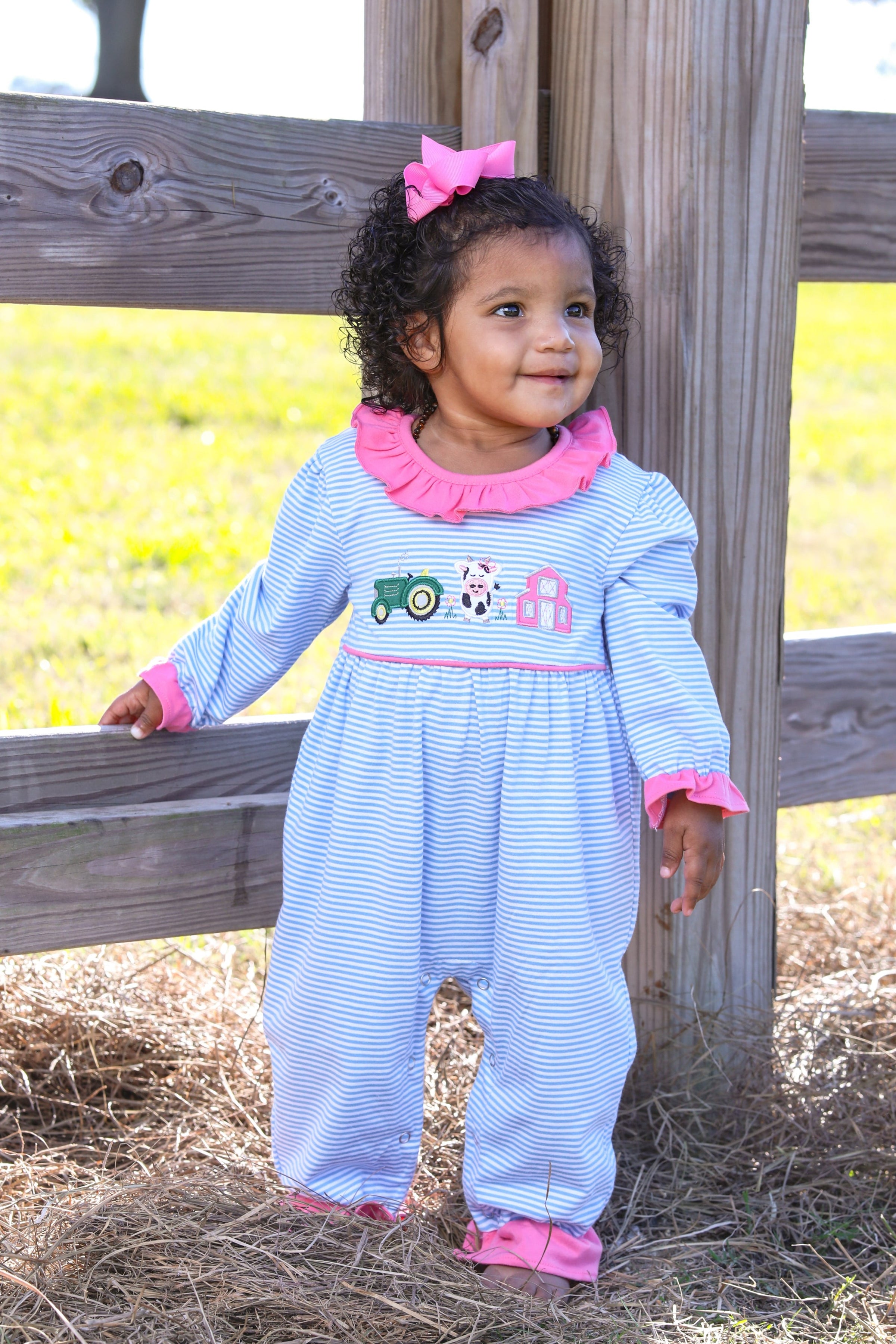 FARM RUFFLE ROMPER