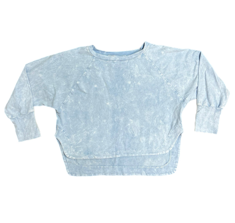 TWEEN MINERAL WASHED LS TOP