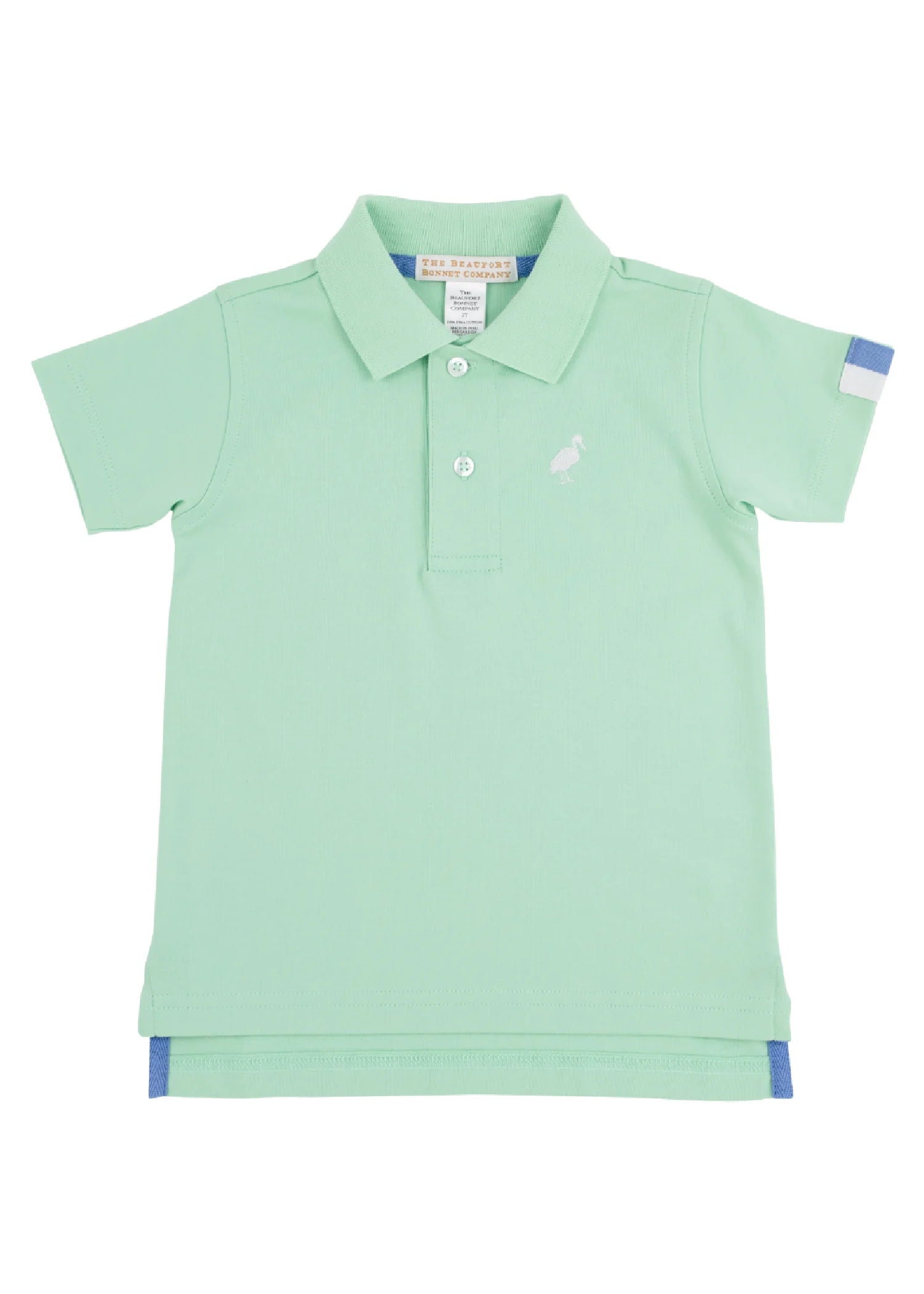 PRIM AND PROPER POLO GRACE BAY GREEN WITH SUNRISE BLVD AND WORTH AVENUE WHITE STORK