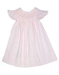 CATHERINE PEARL PINK SMOCKED DRESS