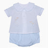 BLUE AVERY DIAPER SET - AIRPLANE