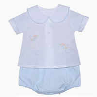 BLUE AVERY DIAPER SET - AIRPLANE