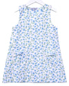 GLORY BLUE FLORAL PRINT DRESS