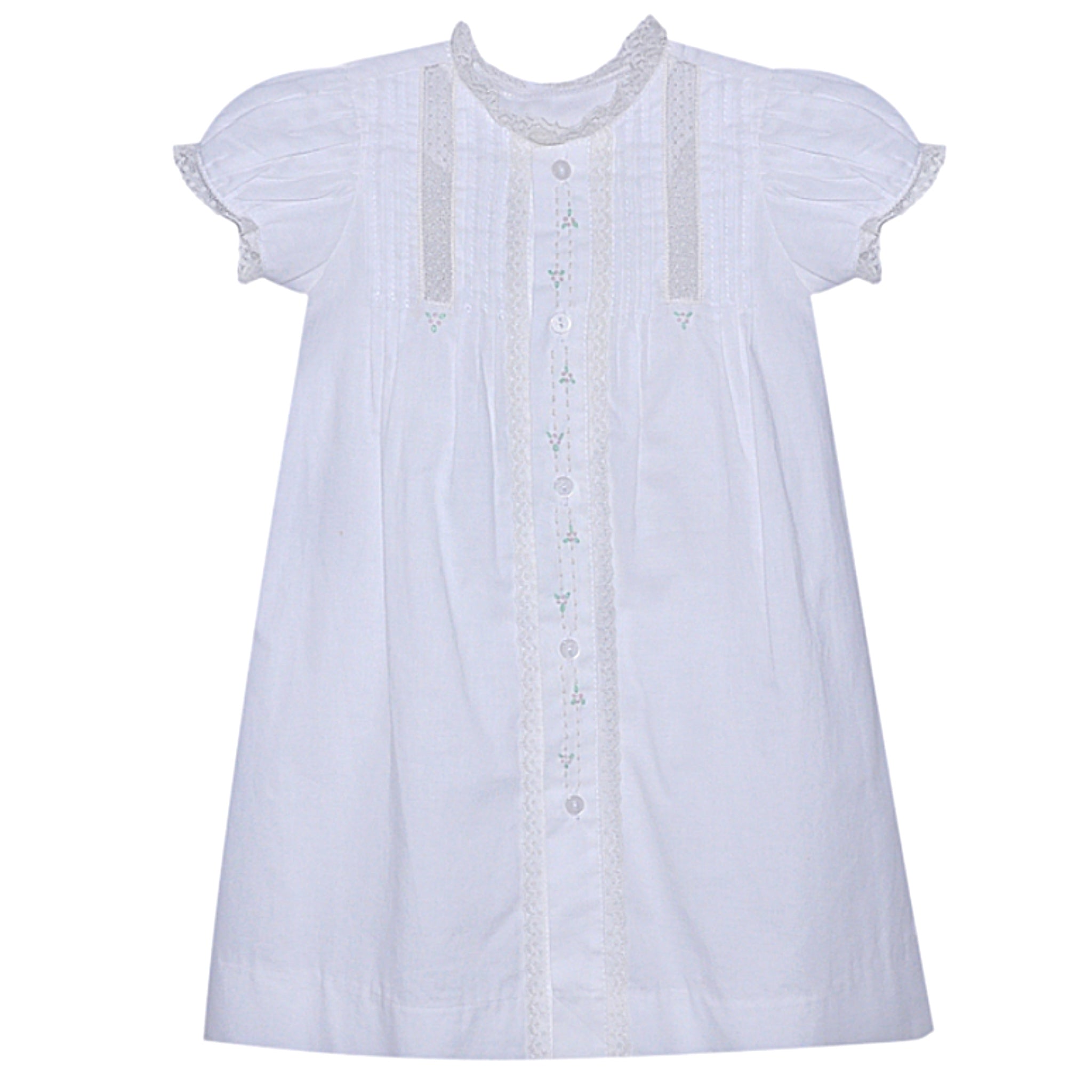 WHITE CASEY GIRL DAYGOWN