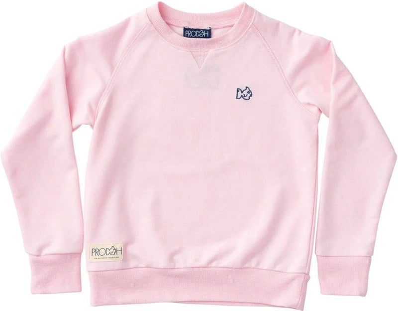 GIRLS CREW CONTROL SWEATSHIRT - PINK LADY