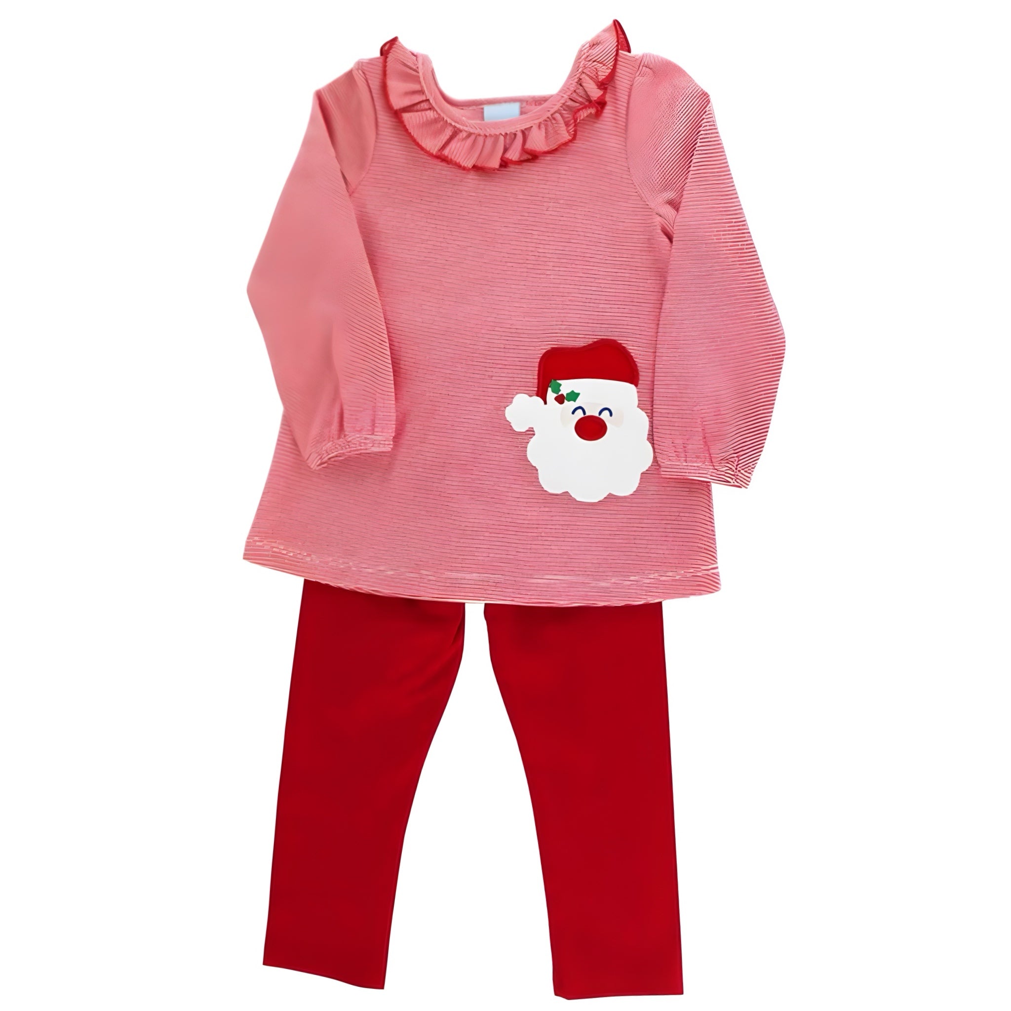 SANTA GIRLS TUNIC PANT SET