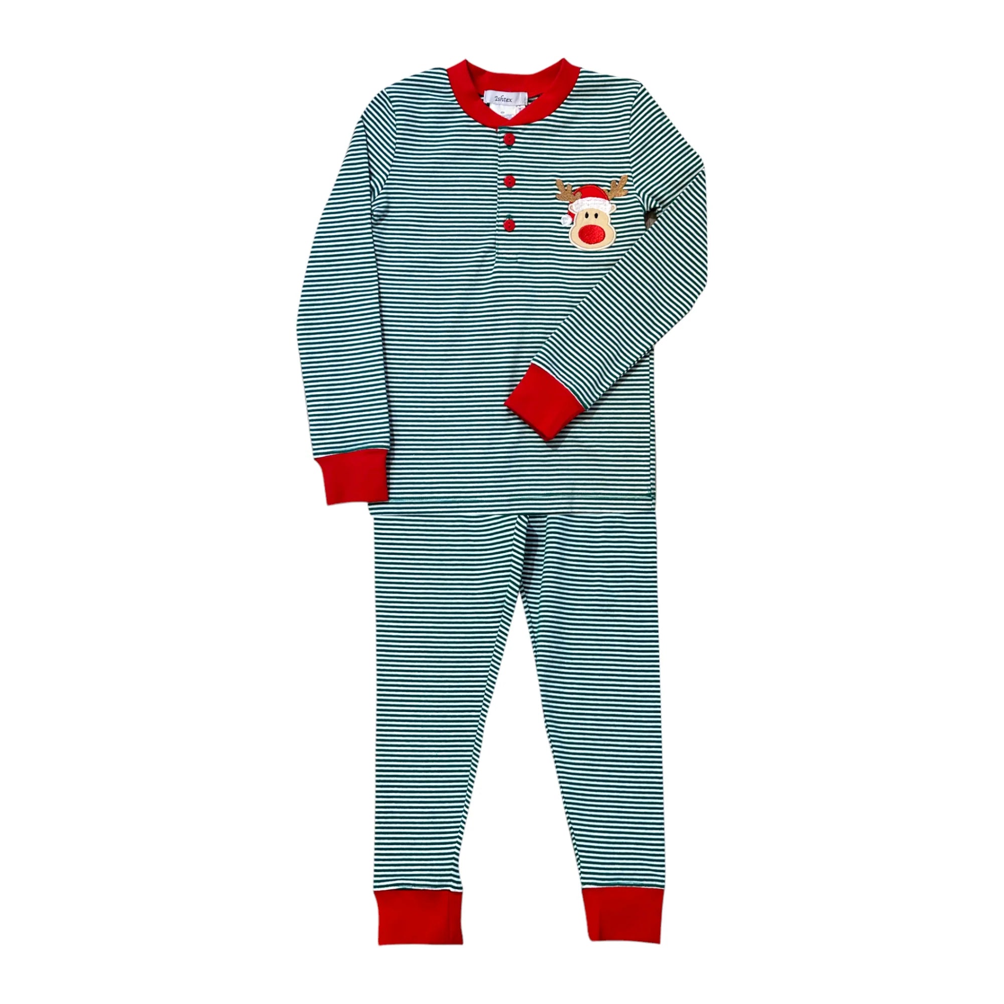 REINDEER BOY'S 2 PC PAJAMA SET