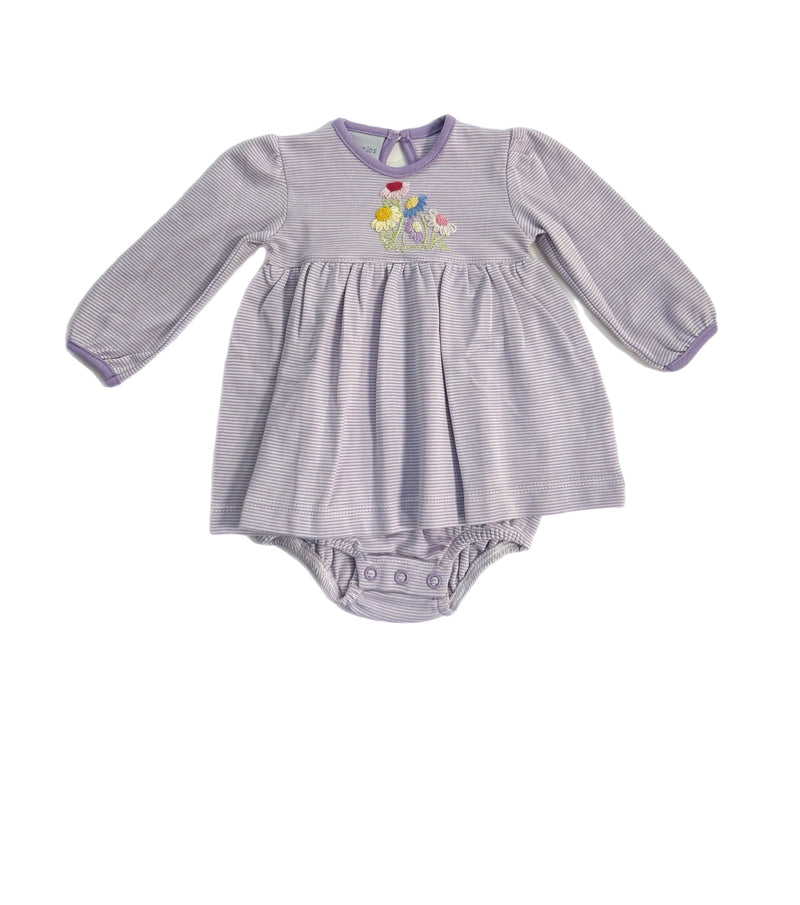 RAINBOW BLOOMS ONESIE DRESS