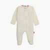 LOVE LINES TOFU ORGANIC COTTON POINTELLE MAGNETIC FOOTIE