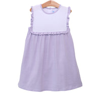 ALICE DRESS IN LAVENDER STRIPE