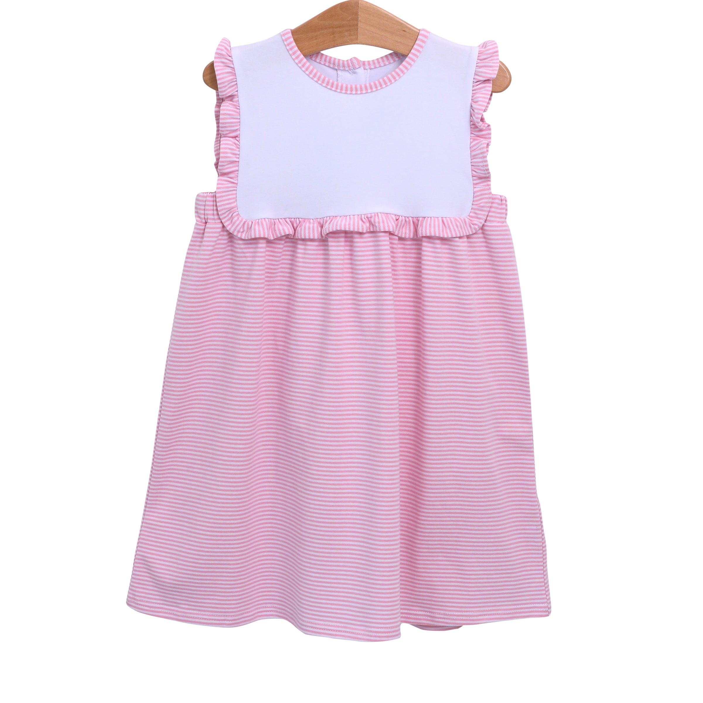 ALICE DRESS IN LIGHT PINK STRIPE