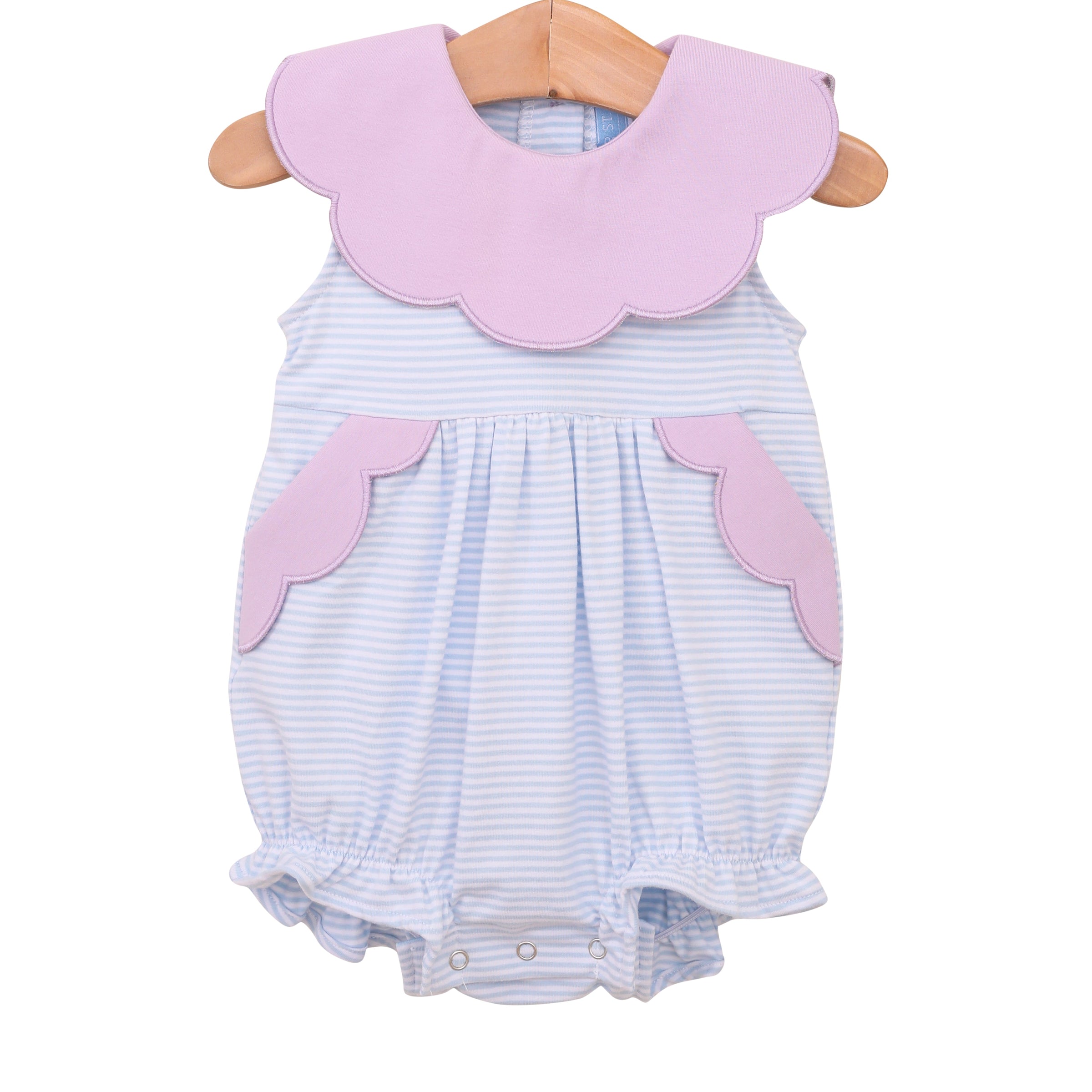 PENELOPE BUBBLE IN LIGHT BLUE STRIPE/LAVENDER