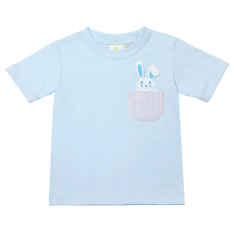 BUNNY HARRY'S PLAY TEE LIGHT BLUE KNIT