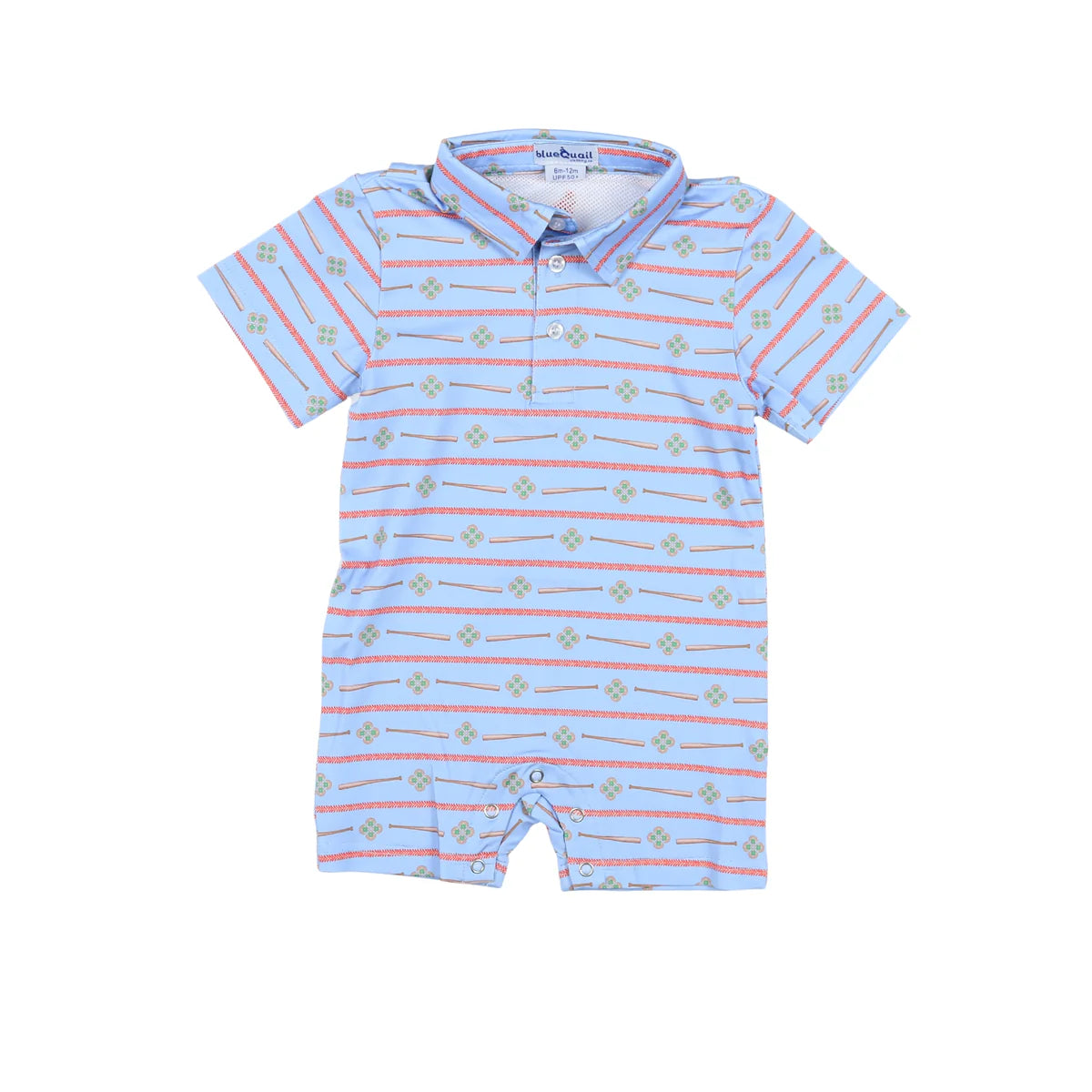 EXTRA INNINGS POLO ROMPER