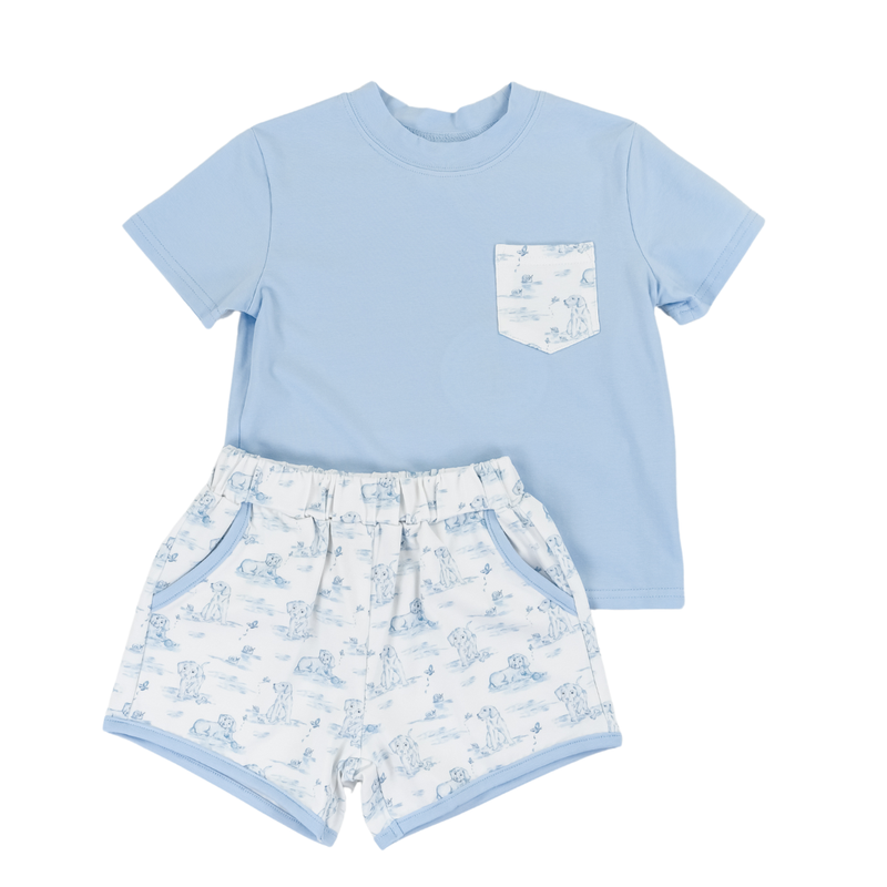 SNIPS & SNAILS BOYS PLAY POCKET SHORT SET